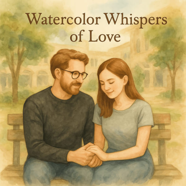 Watercolor whispers of love